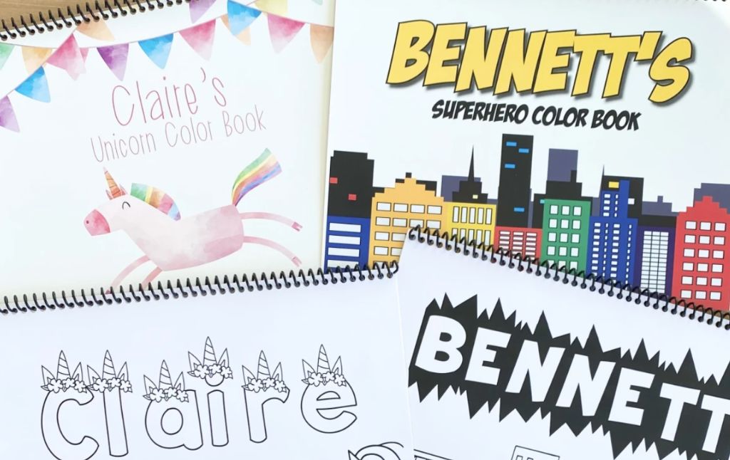 personalized color book