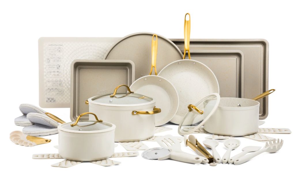 Thyme & Table 32-Piece Cookware & Bakeware Set 