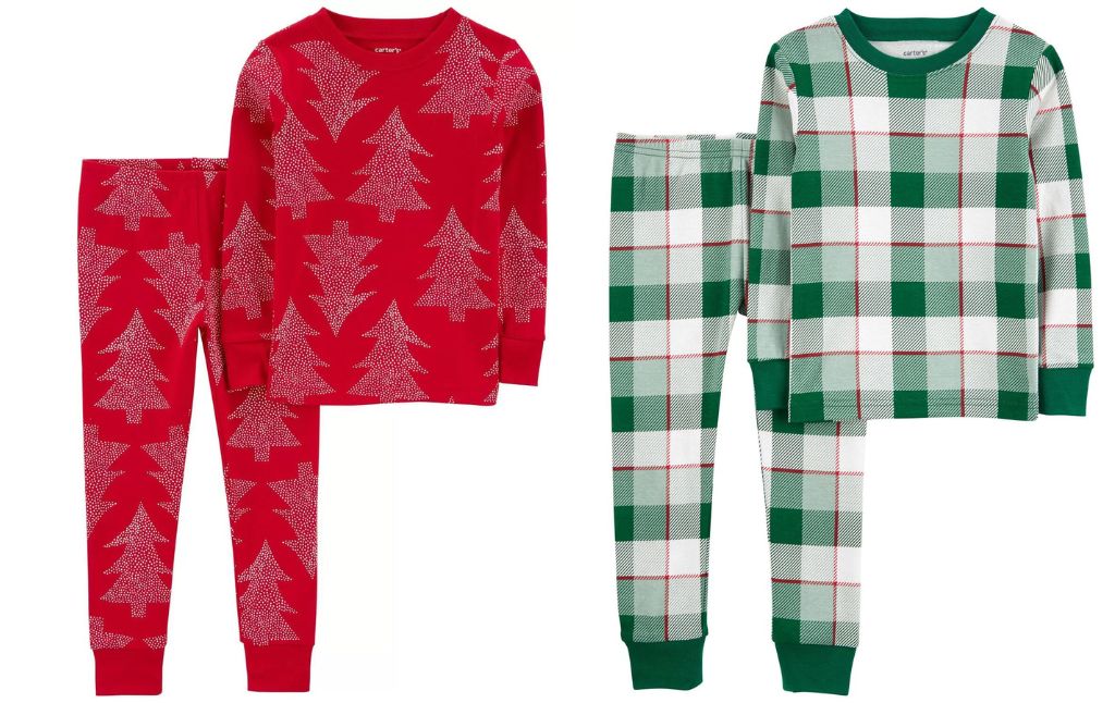 carters Christmas pajamas