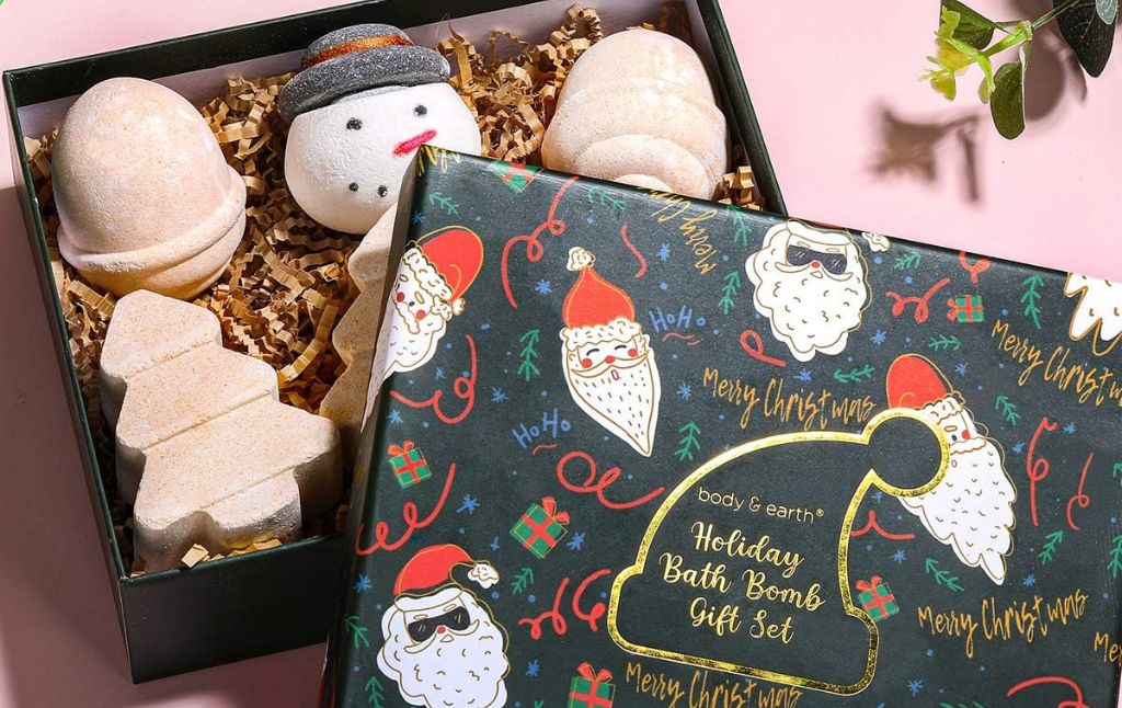 holiday bath bomb set