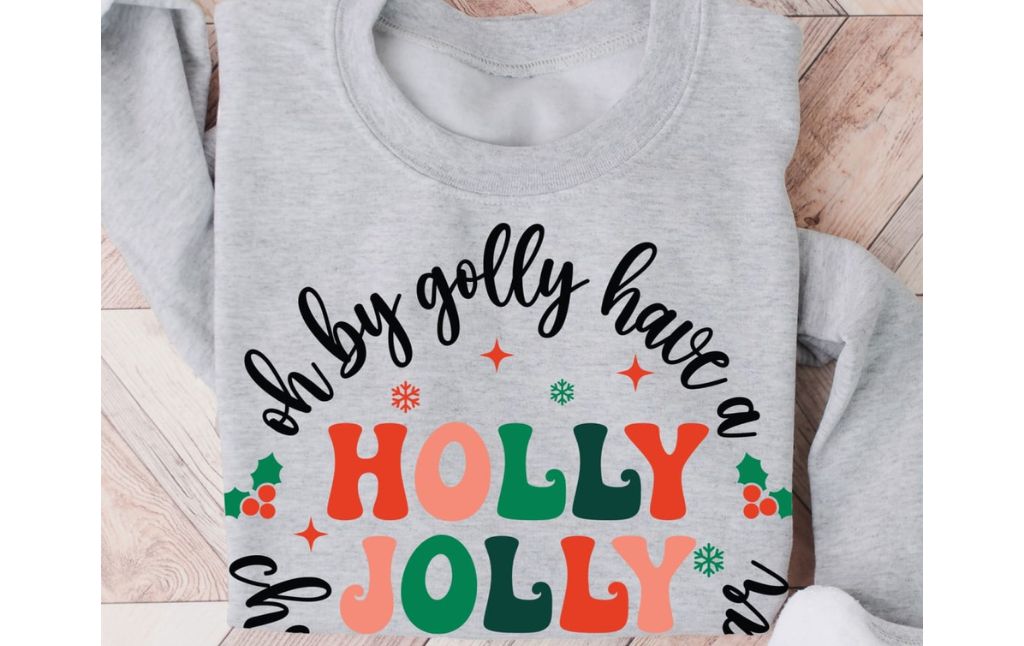 holly jolly sweatshirt