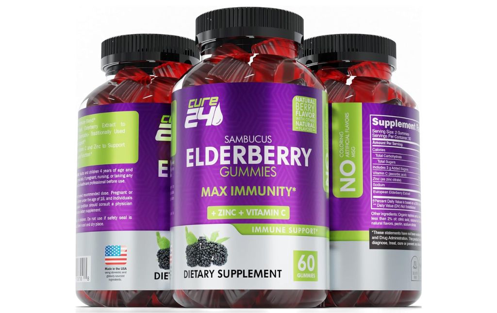 cure 24 elderberry gummies