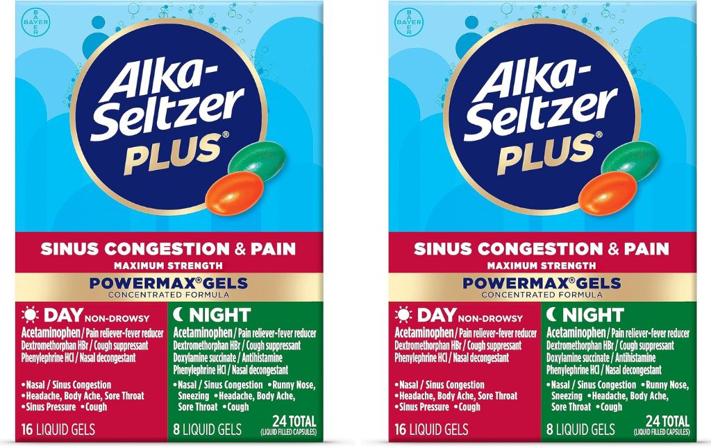 alka seltzer plus sinus congestion pain