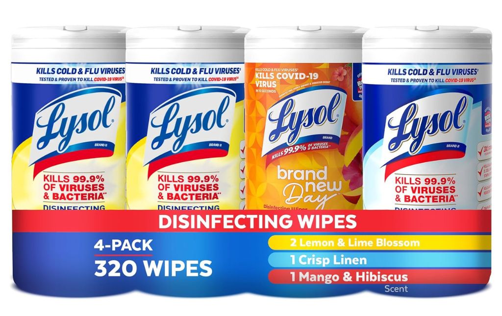 lysol disinfecting wipes