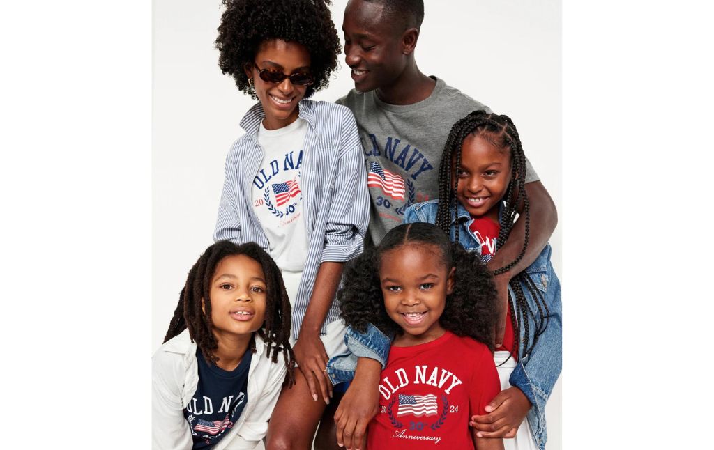 old navy flag tees