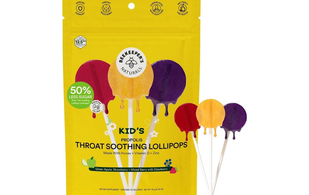 beekeepers naturals lollipops