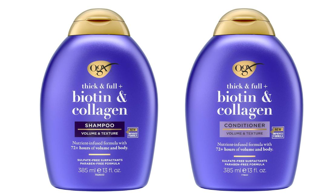 ogx biotin collagen shampoo conditioner