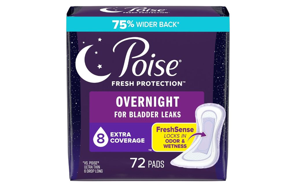 poise overnight