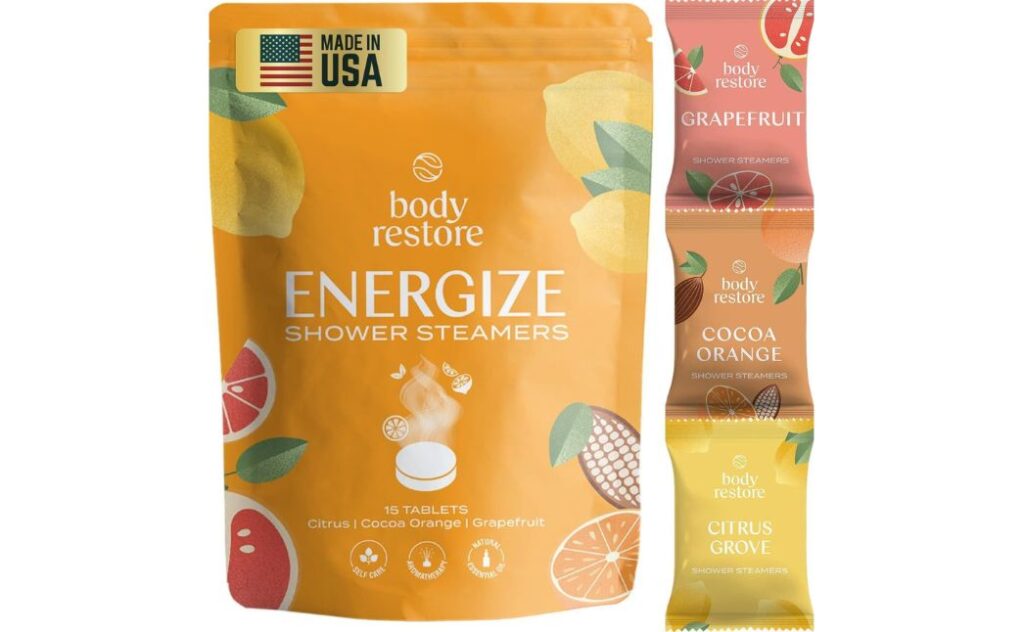 body restore energize shower steamers