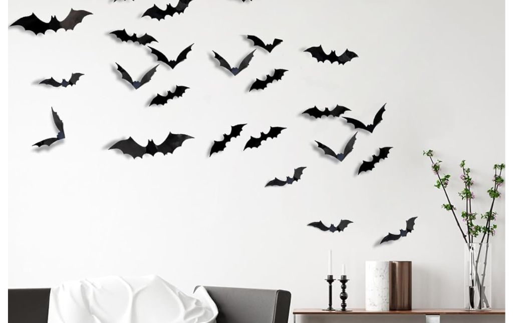 halloween bat wall stickers