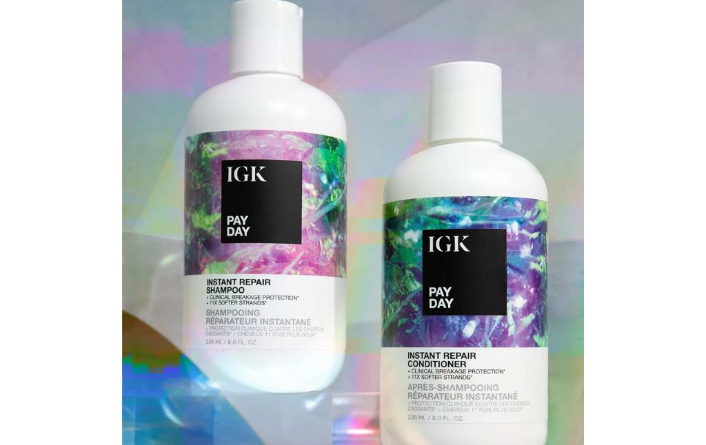 igk pay day shampoo conditioner