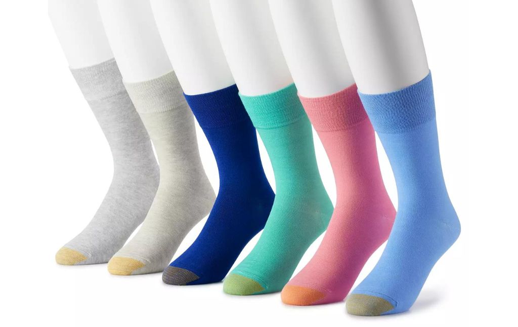 men goldtoe 6 pack socks