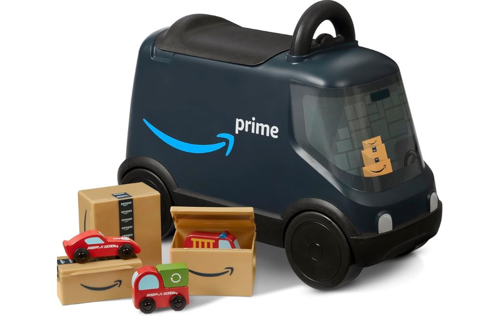 amazon prime delivery truck ride on toy