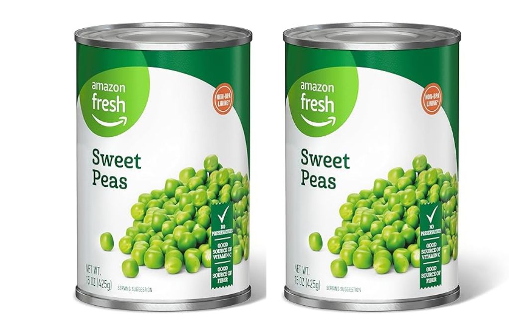 canned sweet peas