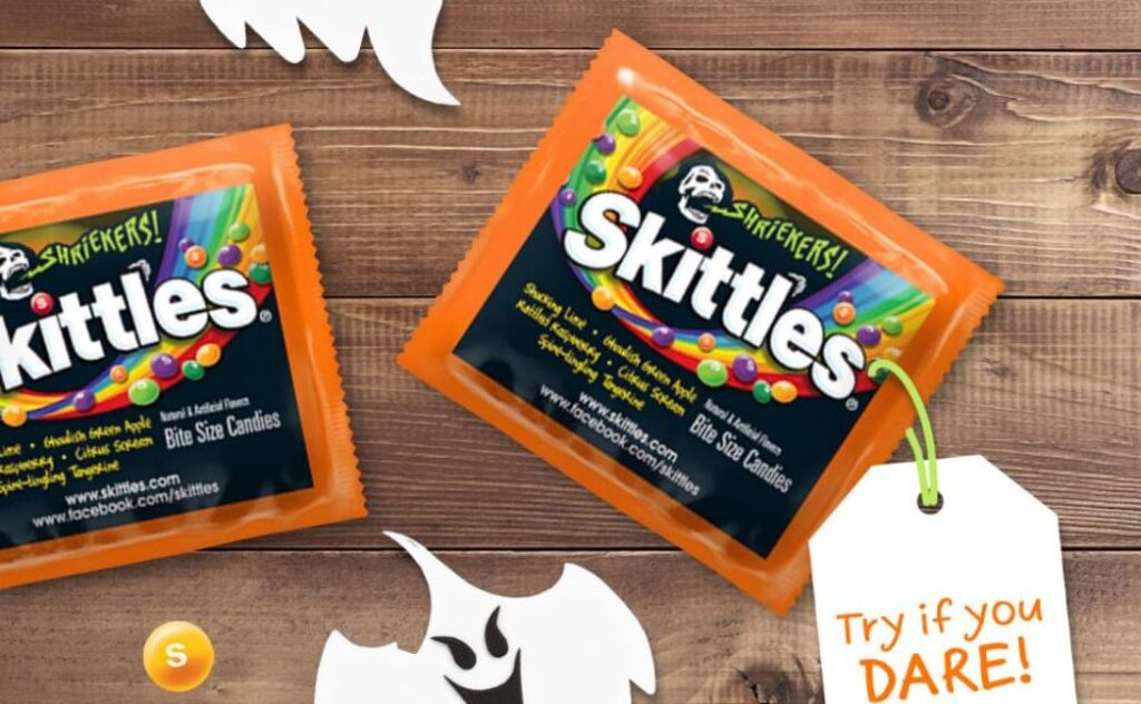 skittles halloween candy