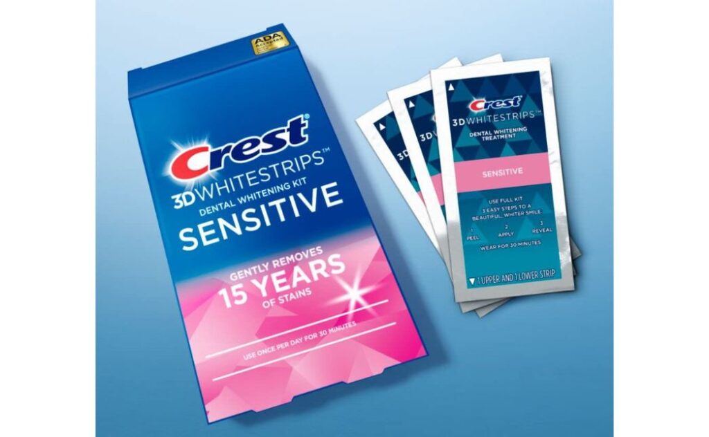 crest whitestrips sensitive