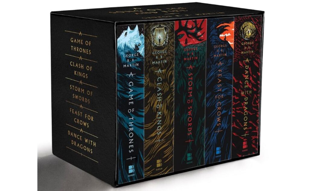 game of thrones book set