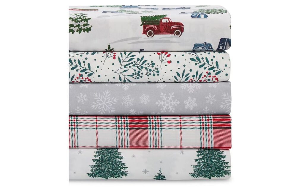 holiday sheet set