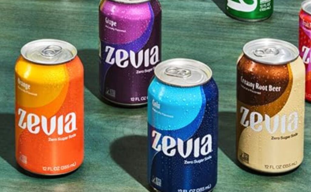 zevia zero sugar soda