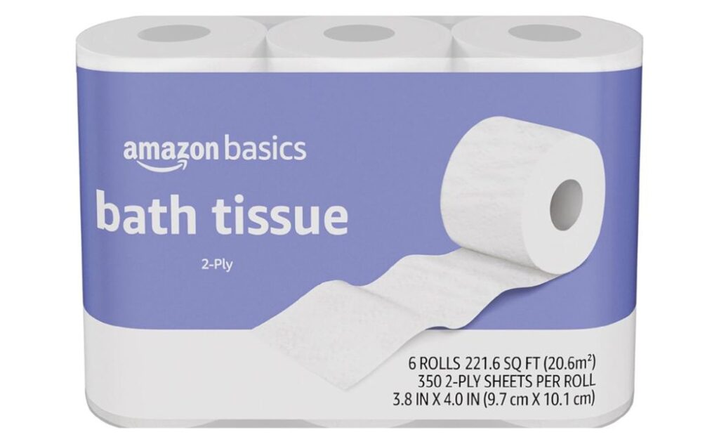 amazon basics toilet paper