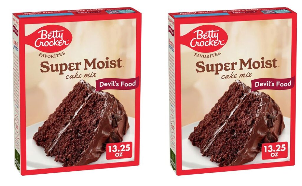 betty crocker devils food cake mix