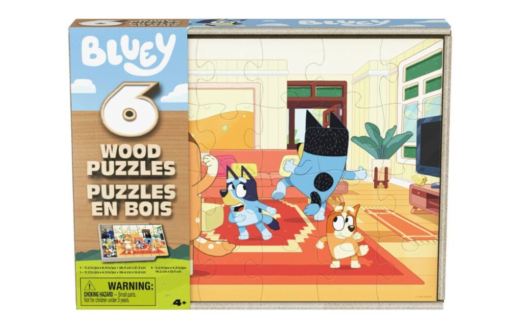 bluey wood puzzles