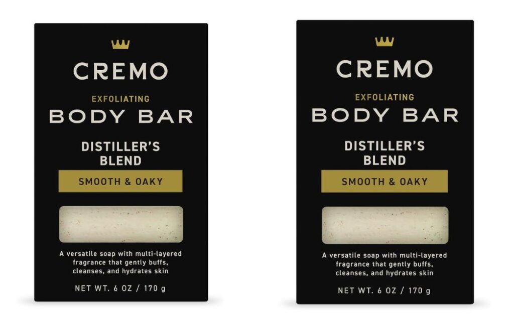 cremo exfoliating body bar