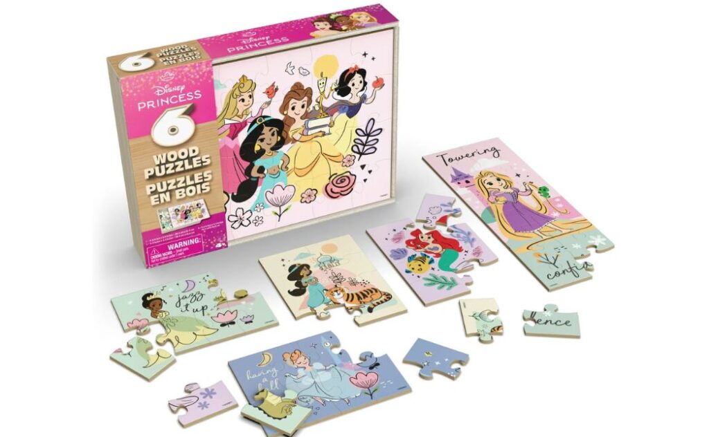 disney princess wood puzzle