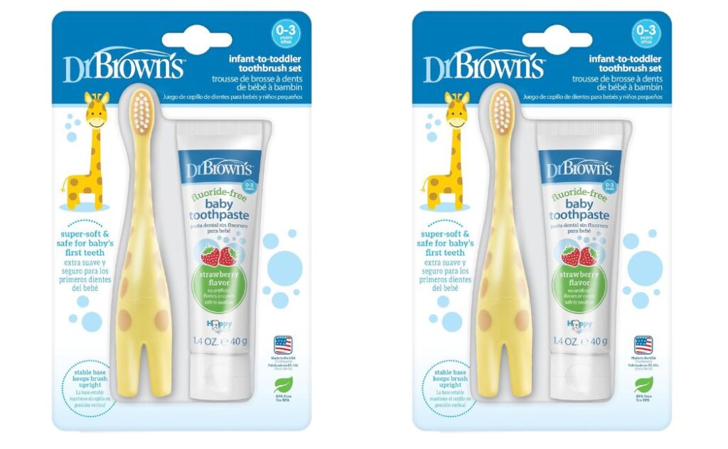 dr browns toothbrush set