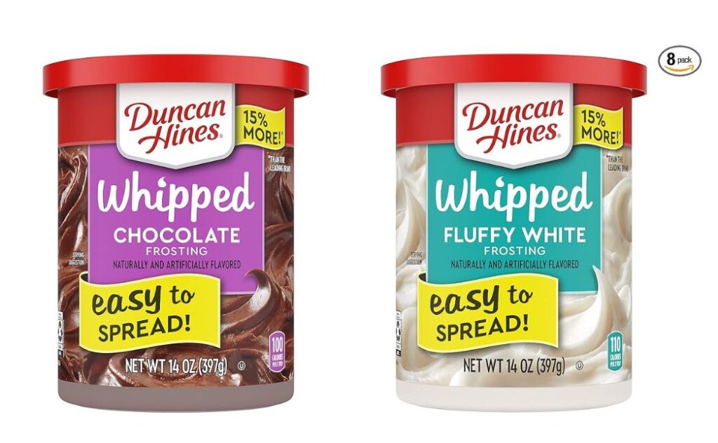 duncan hines whipped frosting