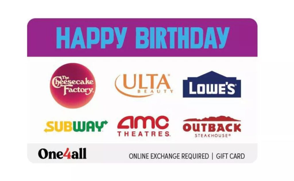 happy birthday gift card