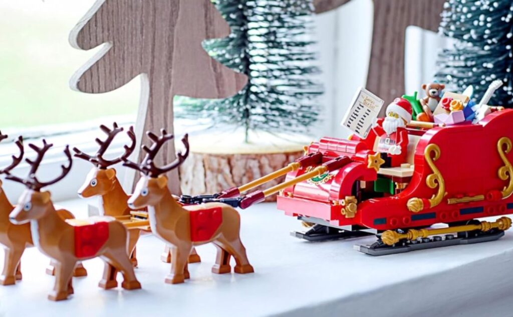 lego santa sleigh