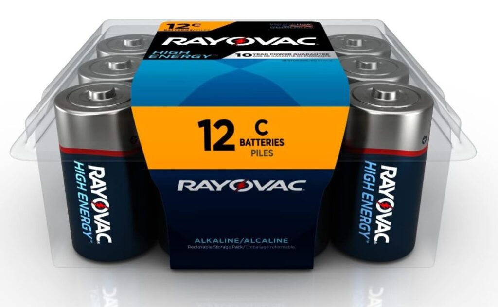 rayovac c batteries