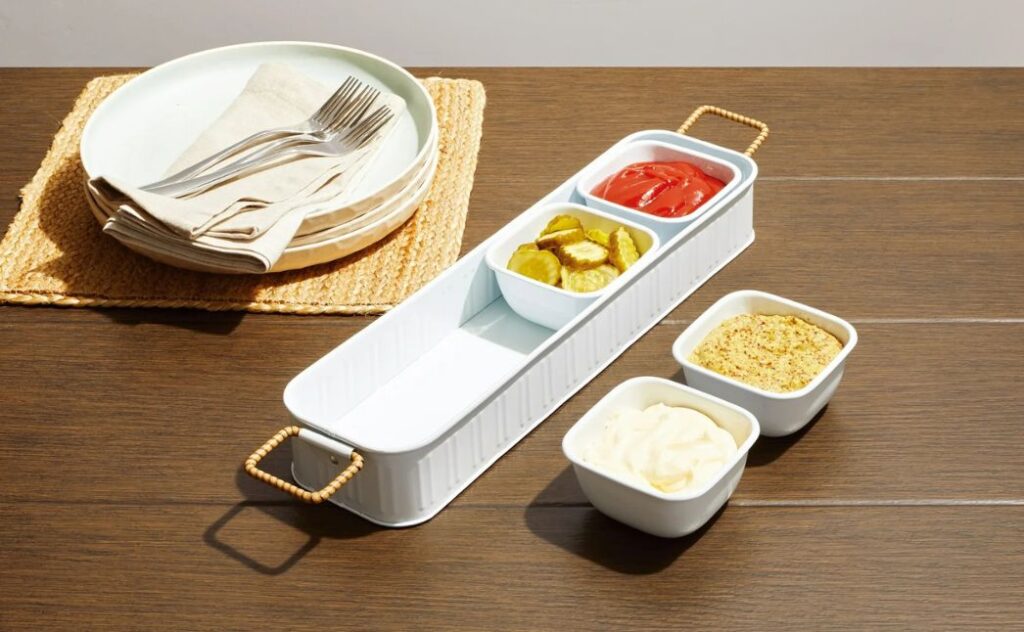 better homes gardens condiment tray