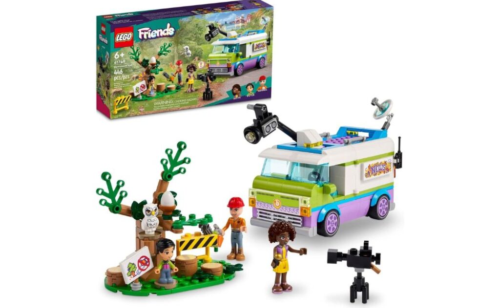 lego friends news van