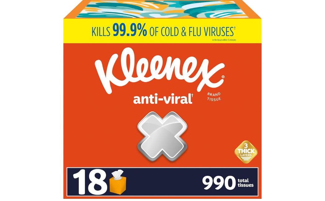 Kleenex anti viral tissues