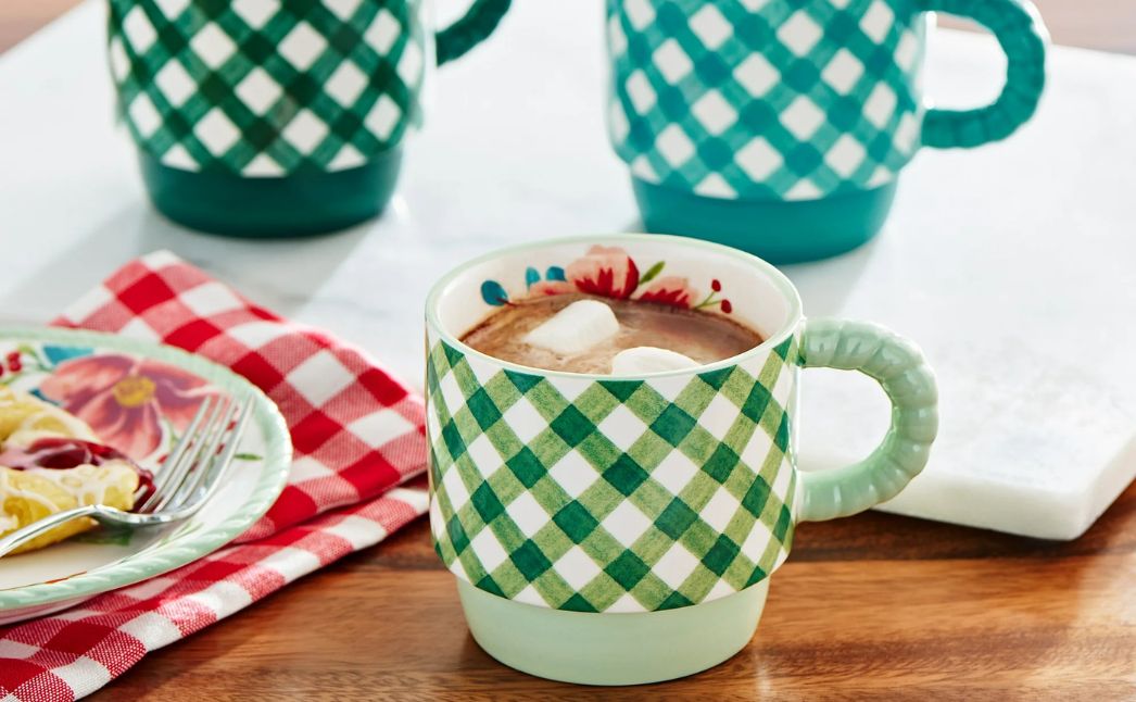 the pioneer woman stackable mugs